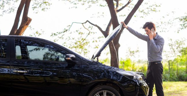 Person stranded after car breaks down