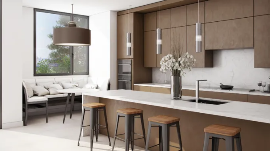 Remodeled modern kitchen.